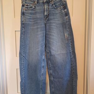American Eagle Outfitters Blue Flare & Wide Leg Jeans